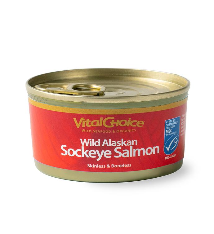 MSC Canned Sockeye Salmon - skinless, boneless